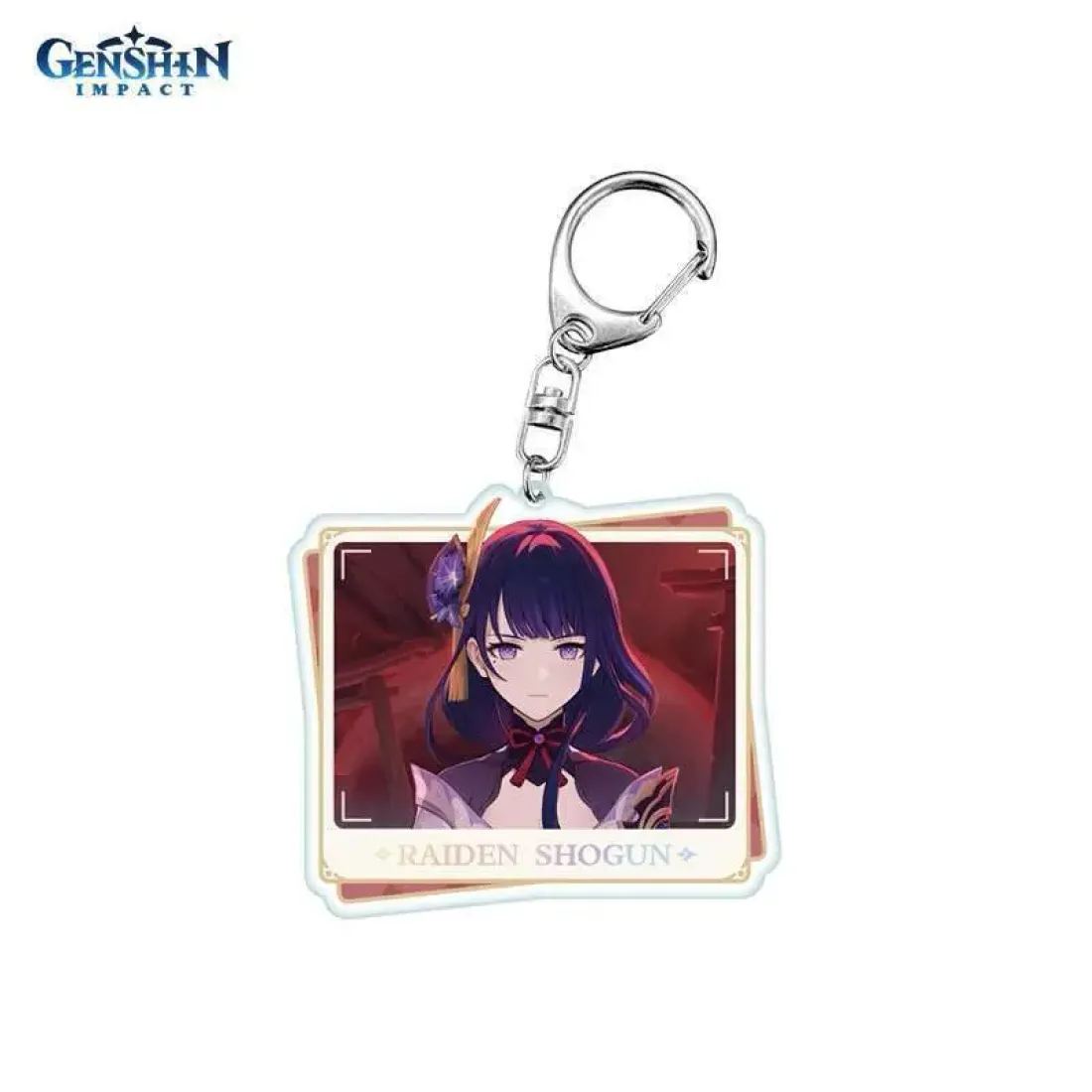 Брелок акриловый Genshin Impact Райдэн Raiden Raiden Shougun 6942421114055