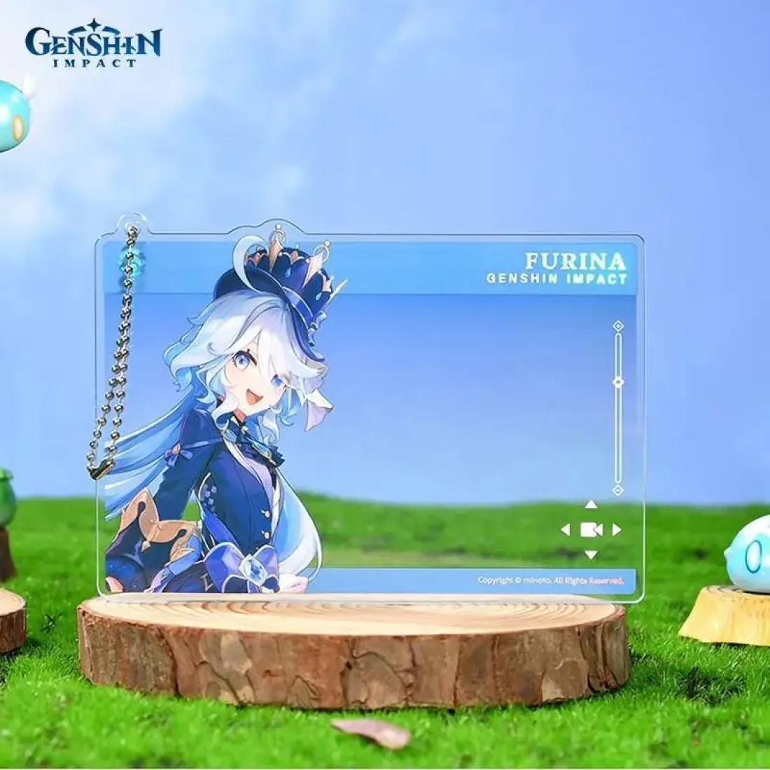 Брелок акриловый Genshin Impact Фурина Furina 6942421104186