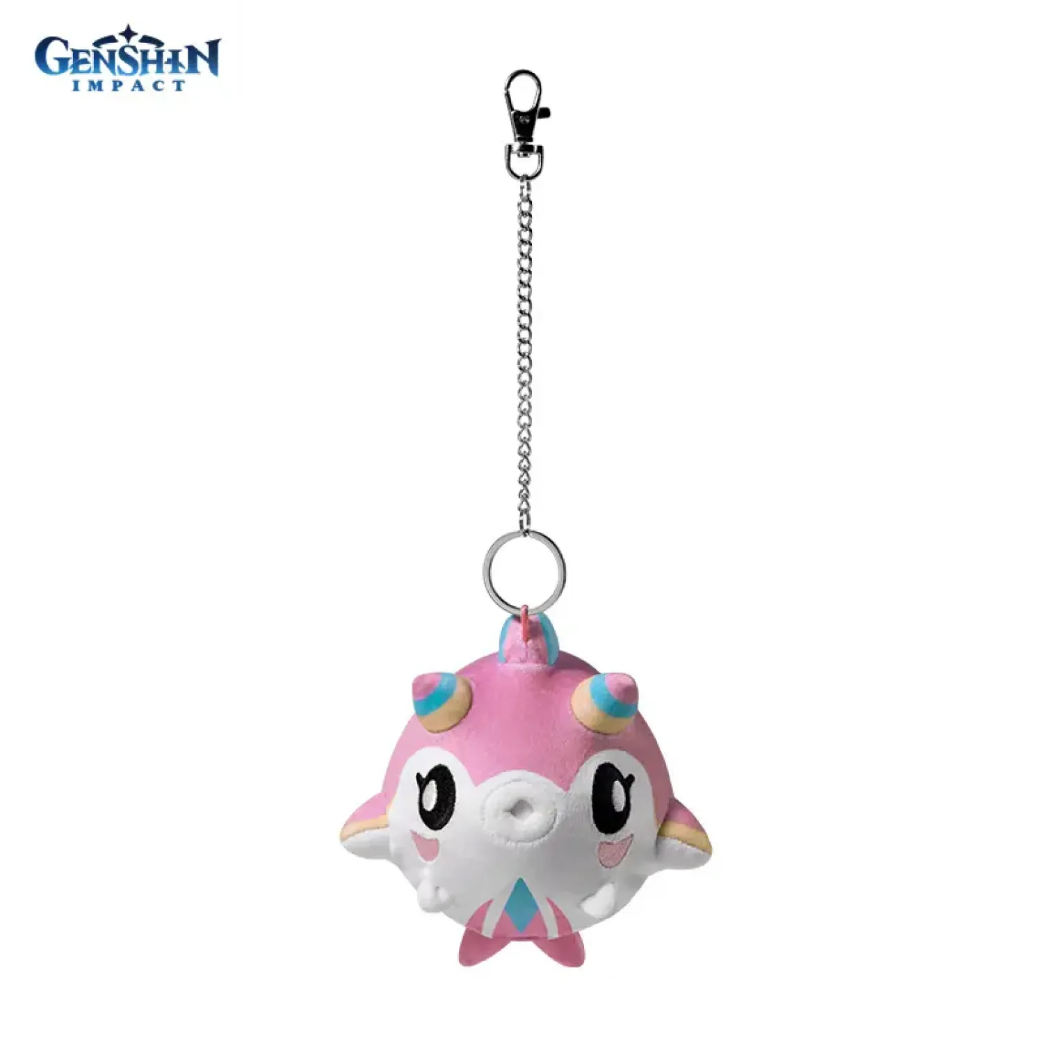 Брелок плюшевый Genshin Impact дельфин Муалани Mualani Freshwater Dolphin Plush Keychain 69424211418