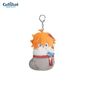 Брелок плюшевый Genshin Impact Тарталья Tartaglia Childe Cozy Winter Gathering 6942421148692