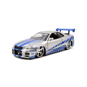 Модель Машинки Форсаж 1:24 FF 2003 Brian\'s Nissan Skyline GT-R (R34) 97158