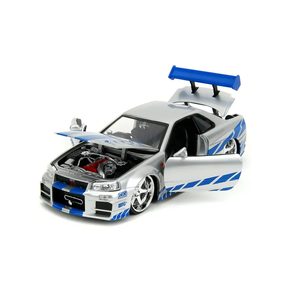 Модель Машинки Форсаж 1:24 FF 2003 Brian\'s Nissan Skyline GT-R (R34) 97158