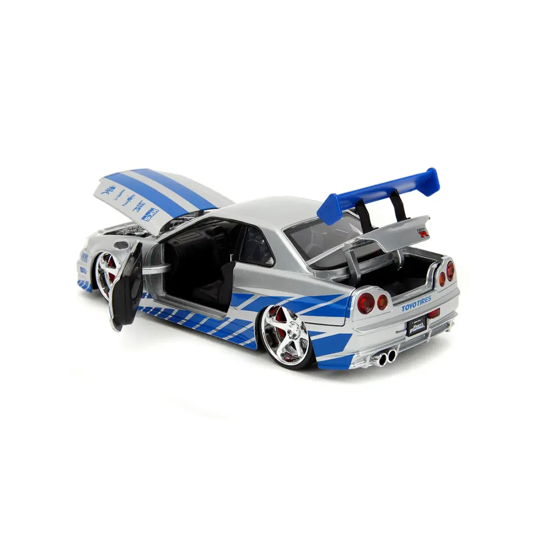 Модель Машинки Форсаж 1:24 FF 2003 Brian\'s Nissan Skyline GT-R (R34) 97158