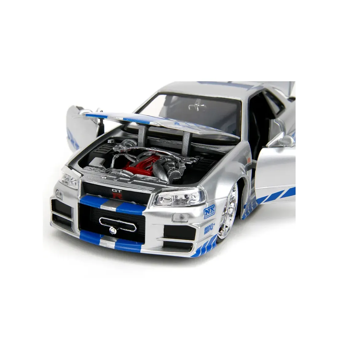 Модель Машинки Форсаж 1:24 FF 2003 Brian\'s Nissan Skyline GT-R (R34) 97158