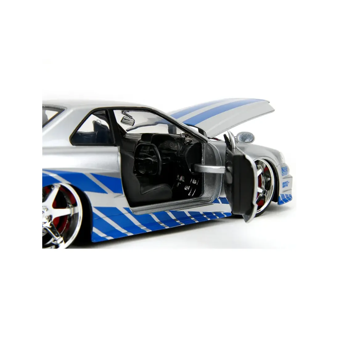 Модель Машинки Форсаж 1:24 FF 2003 Brian\'s Nissan Skyline GT-R (R34) 97158