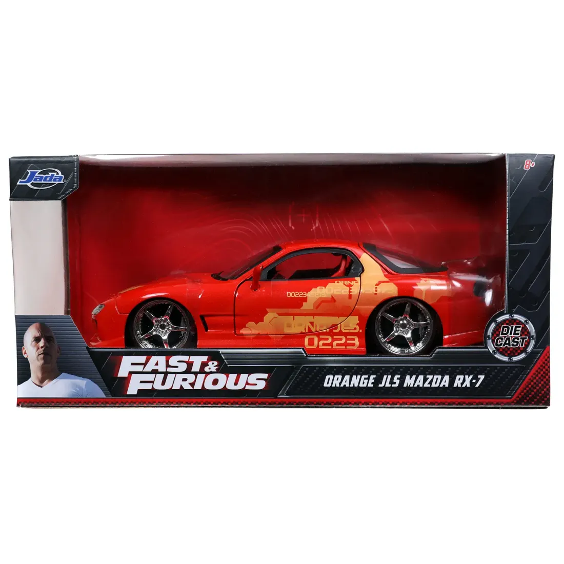 Модель Машинки Форсаж 1:24 FF 1995 Orange Julius\' Mazda RX-7 30747