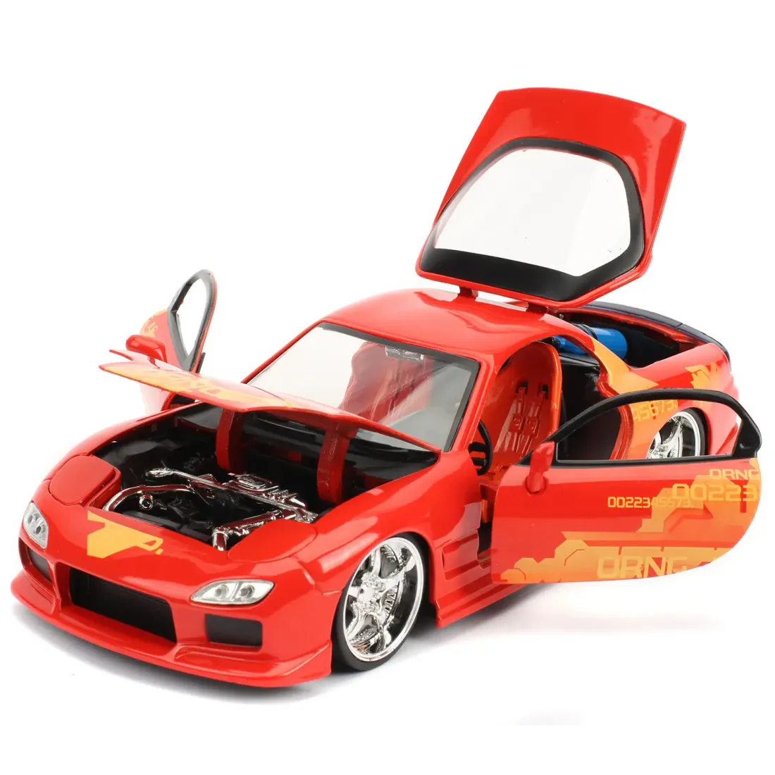 Модель Машинки Форсаж 1:24 FF 1995 Orange Julius\' Mazda RX-7 30747