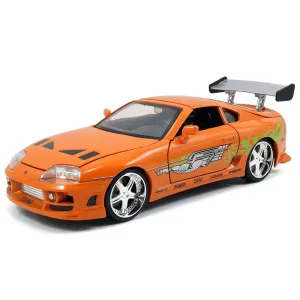 Модель Машинки Форсаж 1:24 FF 1995 Toyota Supra-Orange 97168