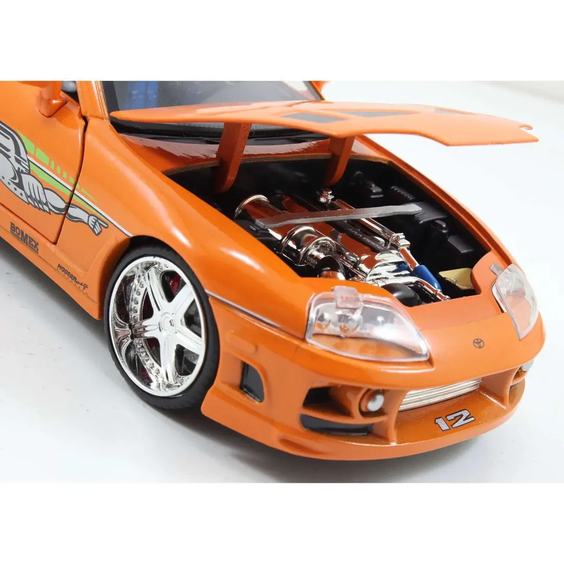 Модель Машинки Форсаж 1:24 FF 1995 Toyota Supra-Orange 97168