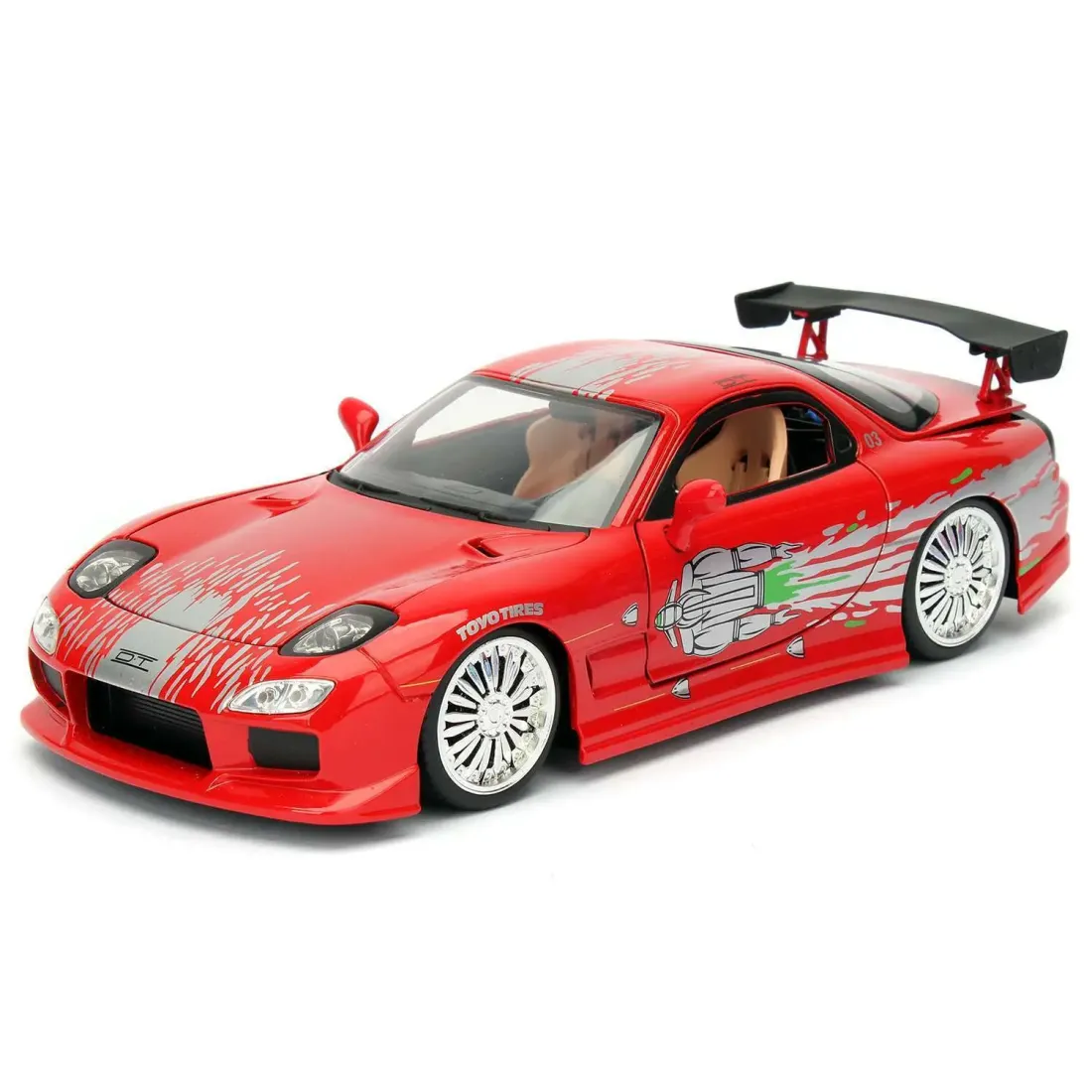 Модель Машинки Форсаж Dom\'s Mazda RX-7 1:24 Scale Die-Cast Vehicle 98338