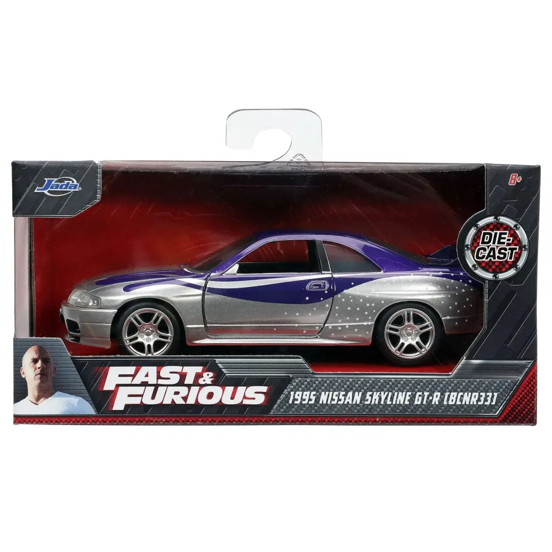 Модель Машинки Форсаж 1:32 FF 1995 Nissan Skyline GT-R (BCNR33) 32587