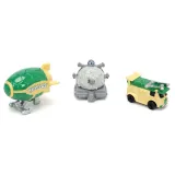 Набор машинок Черепашки-ниндзя Nano Hollywood Rides Turtles Blimp/Party Van/Tech 1:65 3шт 31790