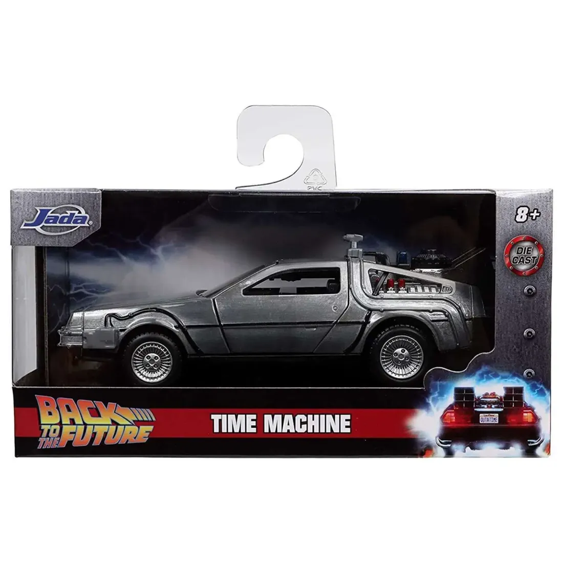 Модель Машинки Hollywood Rides 1:32 Назад в будущее Time Machine (Back To The Future-1) 32185