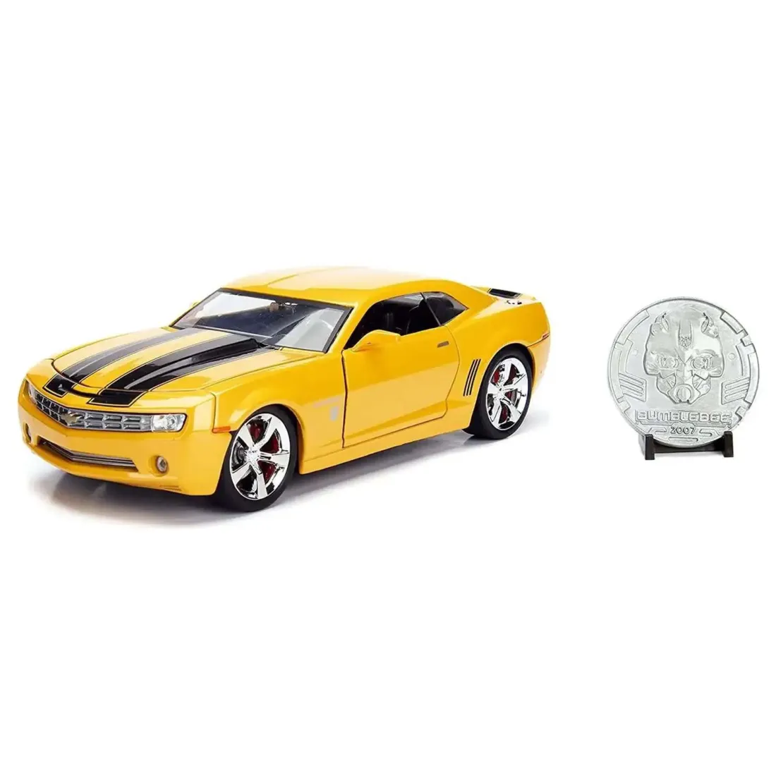 Модель Машинки 1:24 Transformers W/Collectible 2006 Chevrolet Camaro Concept-Bumblebee  080131098497