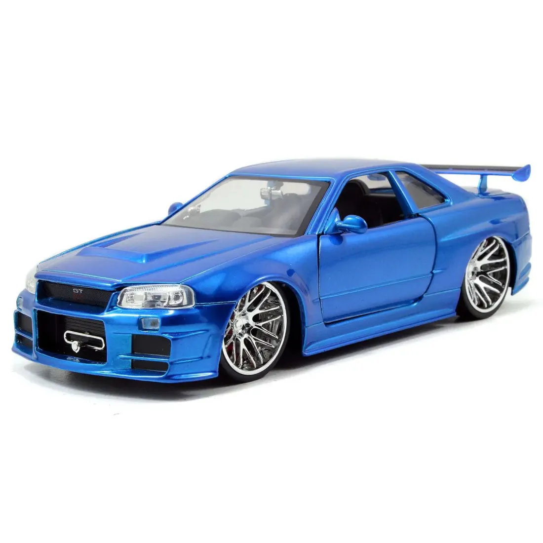 Модель Машинки Форсаж Brian\'s Nissan GTR Skyline R34 Blue 1:24 97173