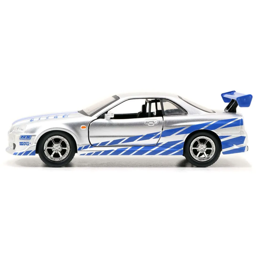 Набор машинок Форсаж 1:32 модели Nissan Skyline GTR R34-Silver/ Nissan Skyline GTR R34-Blue 31980