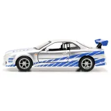 Набор машинок Форсаж 1:32 модели Nissan Skyline GTR R34-Silver/ Nissan Skyline GTR R34-Blue 31980
