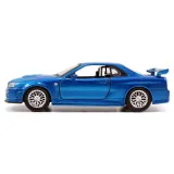 Набор машинок Форсаж 1:32 модели Nissan Skyline GTR R34-Silver/ Nissan Skyline GTR R34-Blue 31980