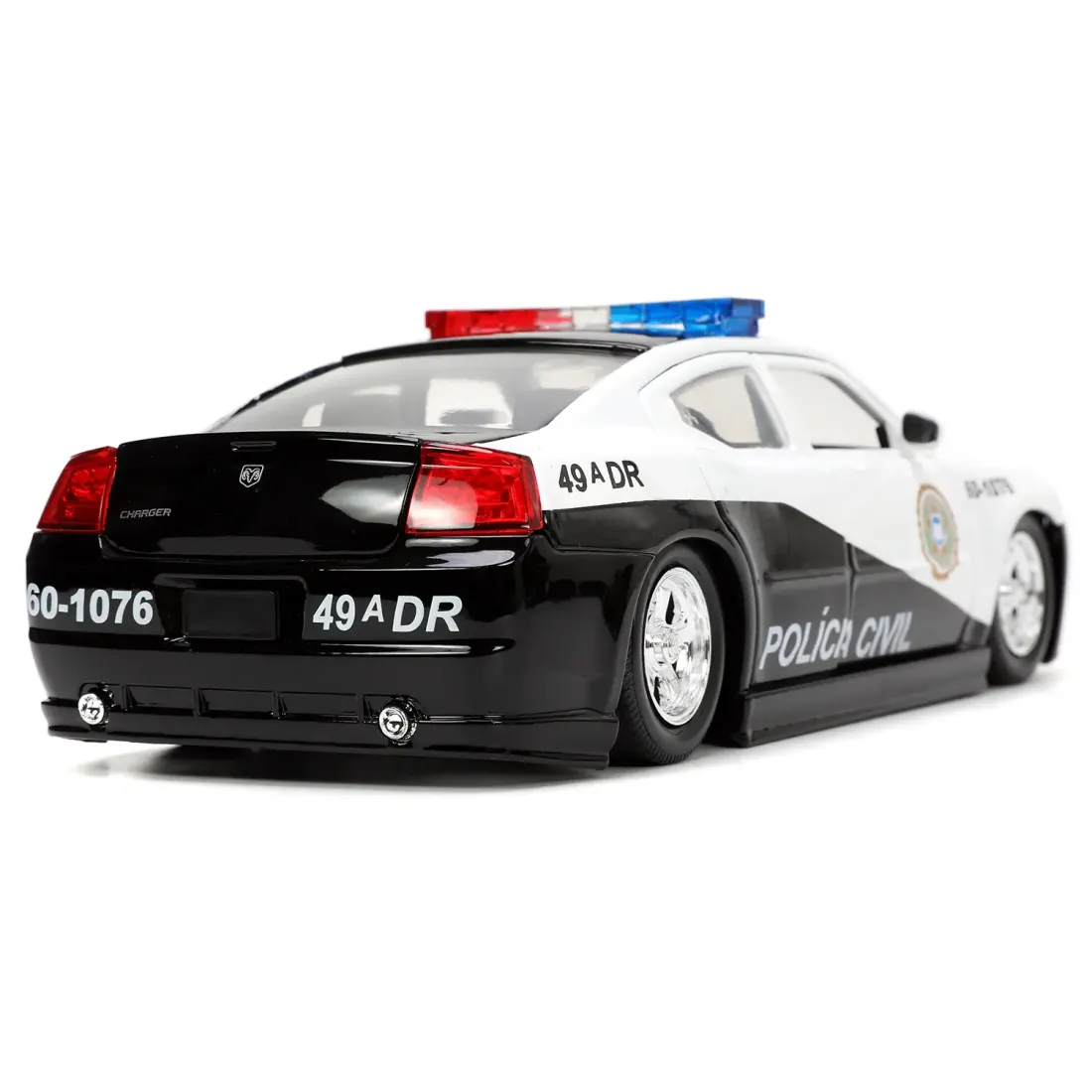 Модель Машинки Форсаж 1:24 2006 Dodge Charger, Fast 5, Police Car 0801310336656