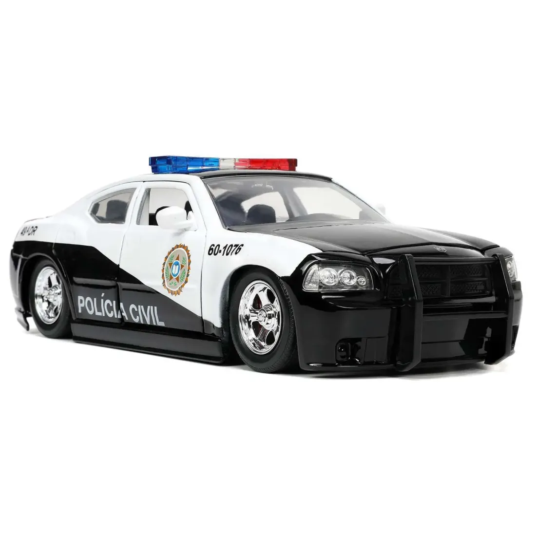 Модель Машинки Форсаж 1:24 2006 Dodge Charger, Fast 5, Police Car 0801310336656
