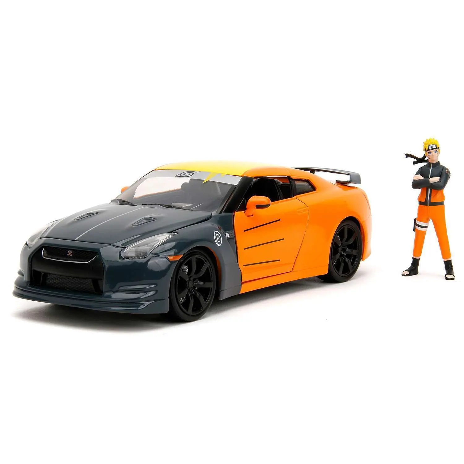 Модель Машинки c Фигуркой Hollywood Rides 1:24 2009 Nissan GTR with Naruto figure 33691