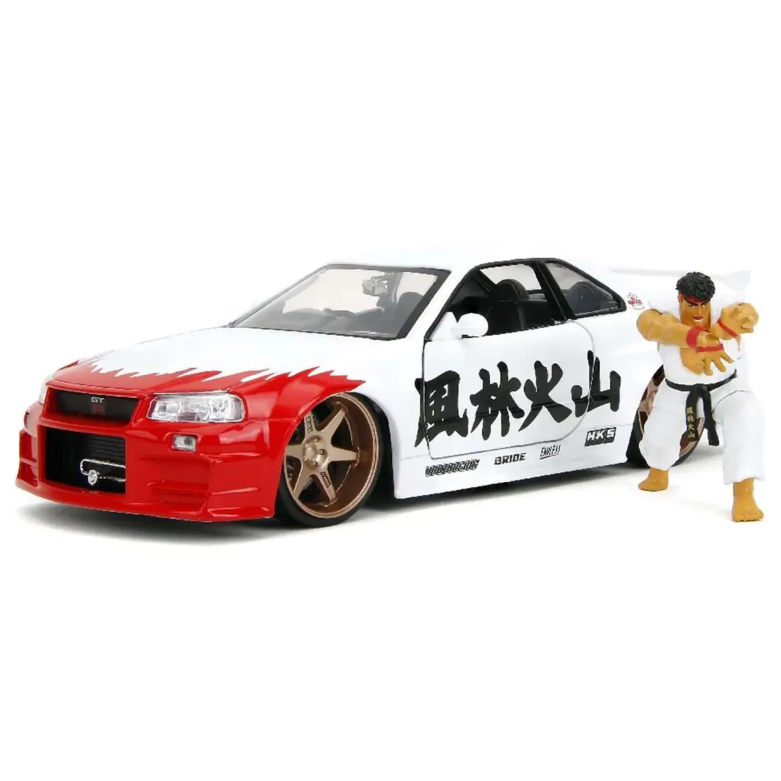 Модель Машинки c Фигуркой Hollywood Rides 1:24 Street Fighter II 35114