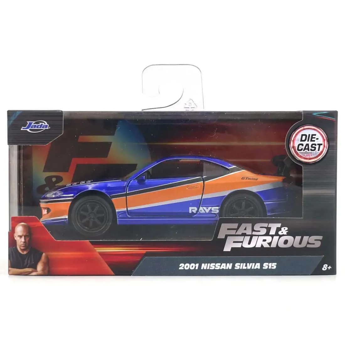 Модель Машинки Форсаж 1:32 FF 2001 Nissan Silvia S15 34446