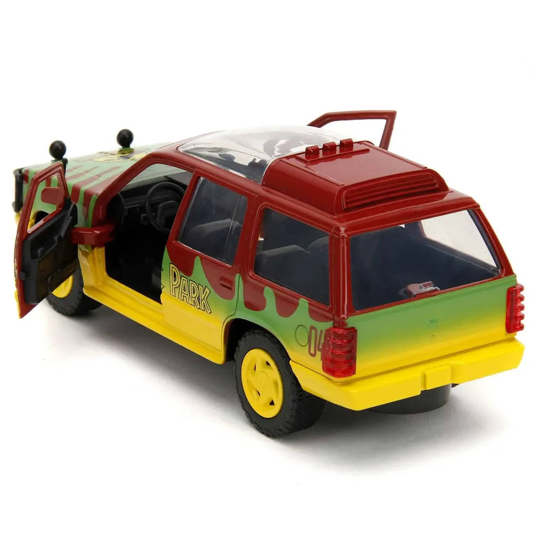 Модель Машинки Hollywood Rides 1:32 1993 Парк юрского периода Ford Explorer (Jurassic Park) 31956