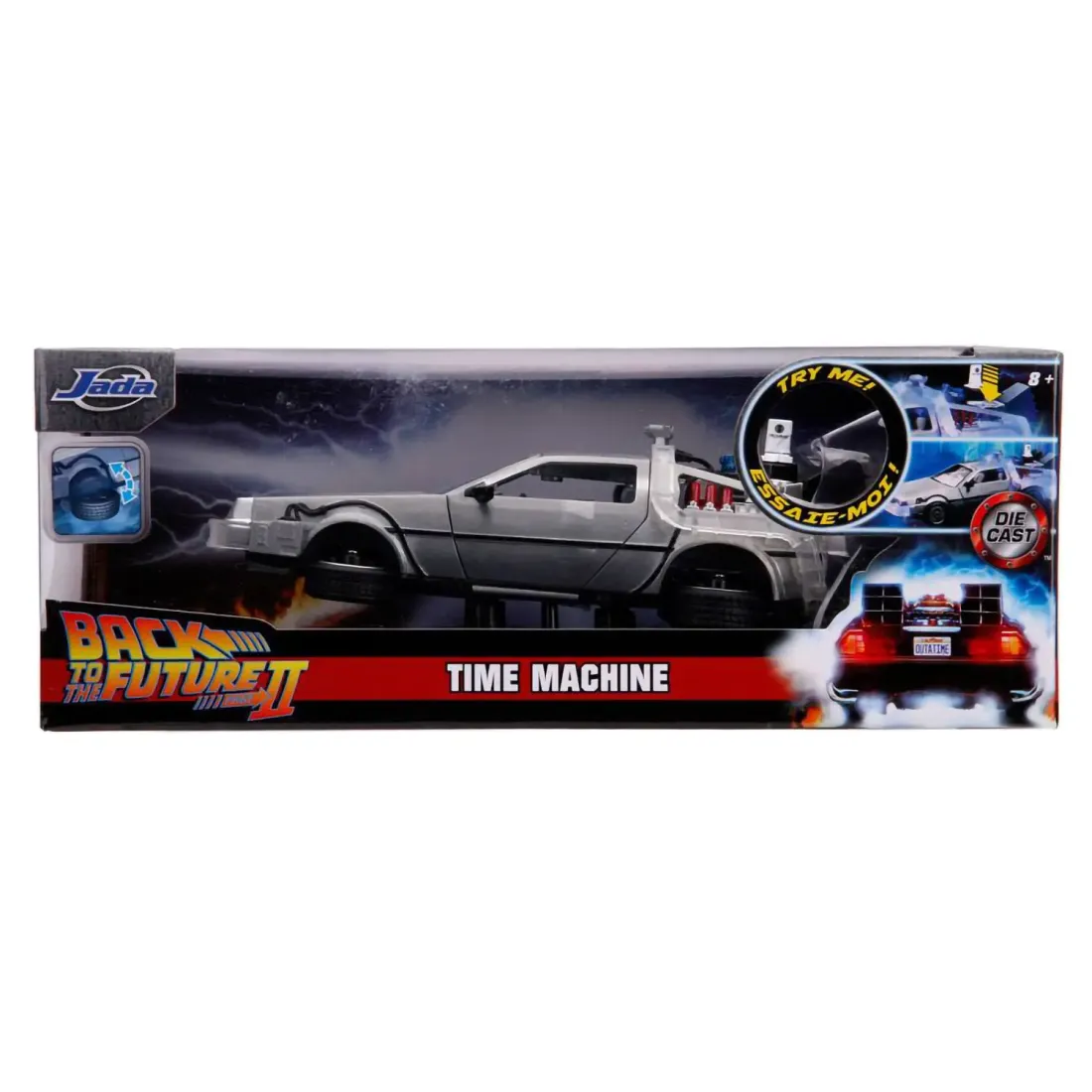 Модель Машинки Hollywood Rides 1:24 Назад в будущее Time Machine (Back To The Future 1) 32911