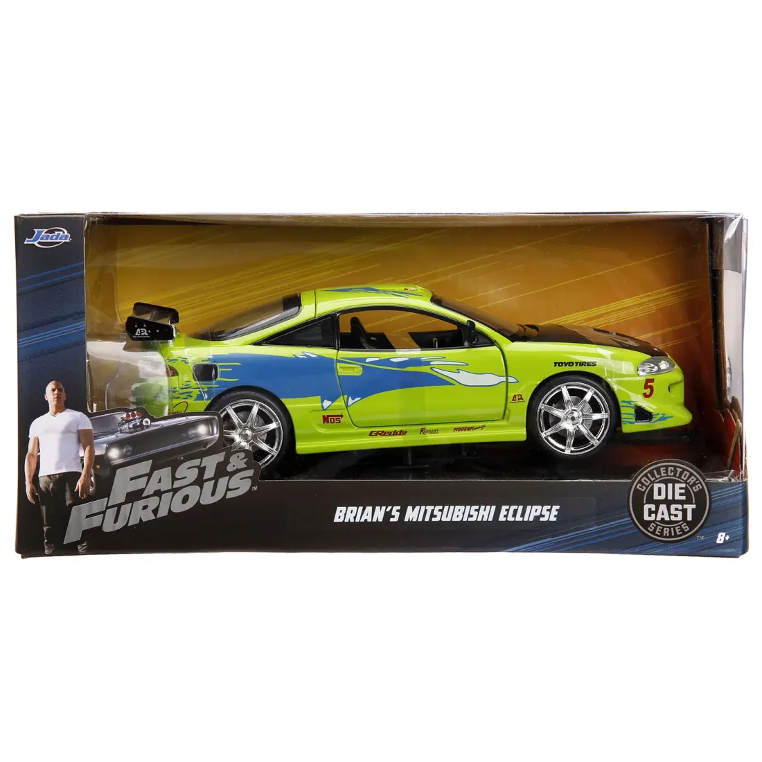Модель Машинки Форсаж 1:24 FF 1995 Mitsubishi Eclipse 97603