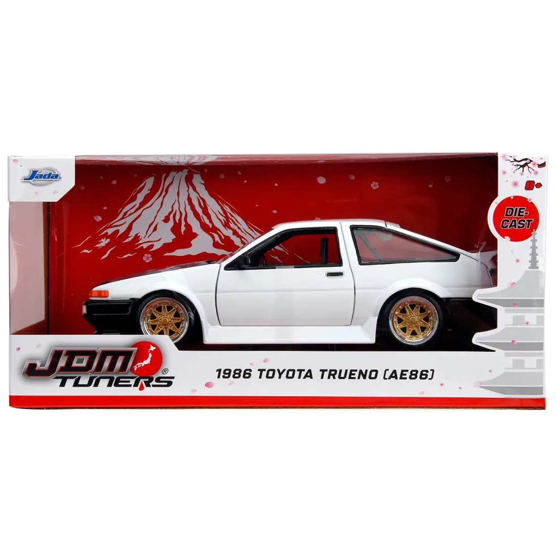 Модель Машинки 1:24 JDM Tuners 1986 Toyota Trueno AE86 35956