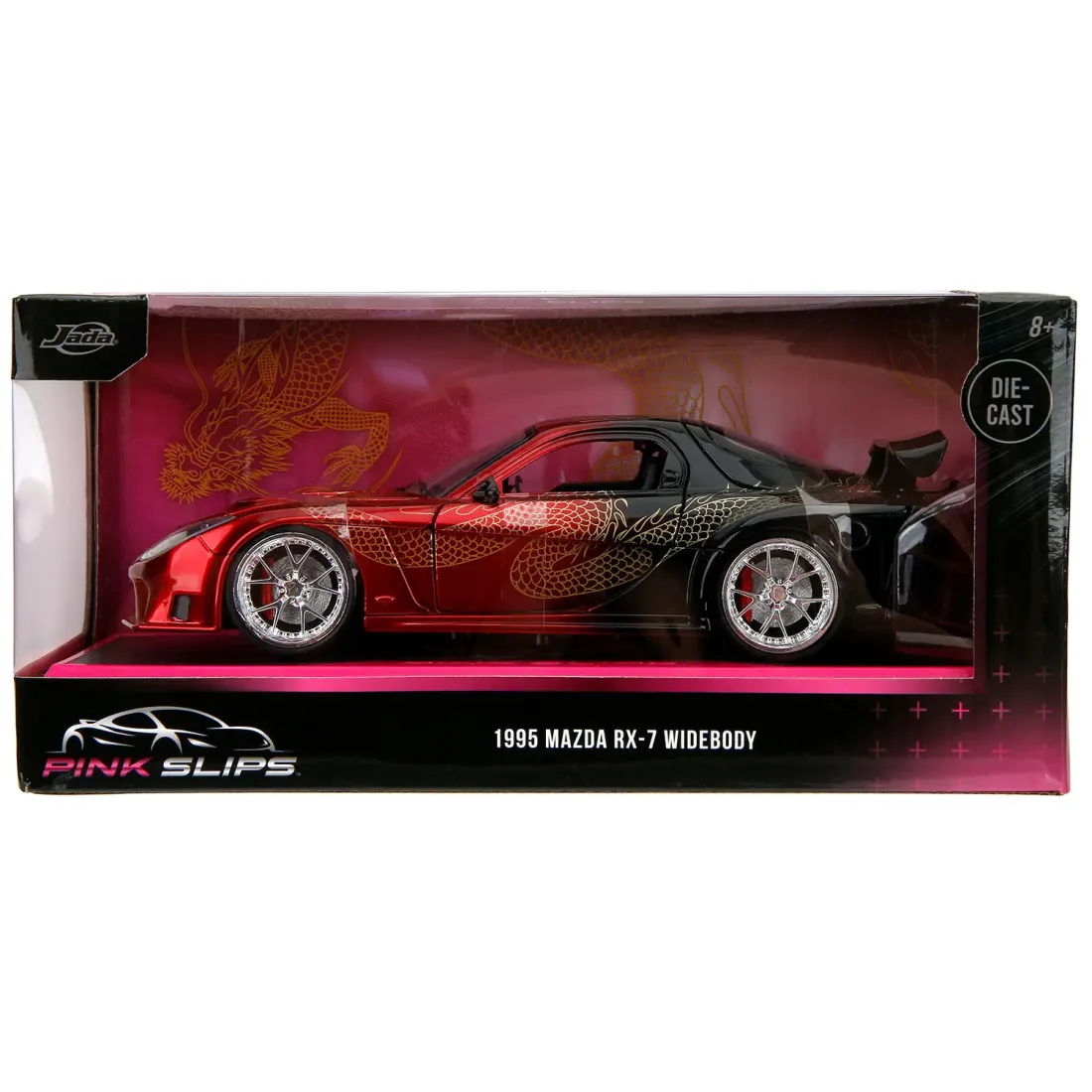 Модель Машинки 1:24 Pink Slips 1895 Mazda RX-7 Widebody 35194