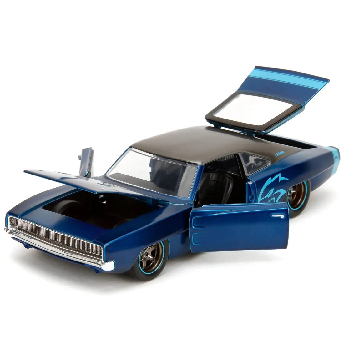 Модель Машинки 1:24 Pink Slips 1968 Dodge Charger Widebody 36009