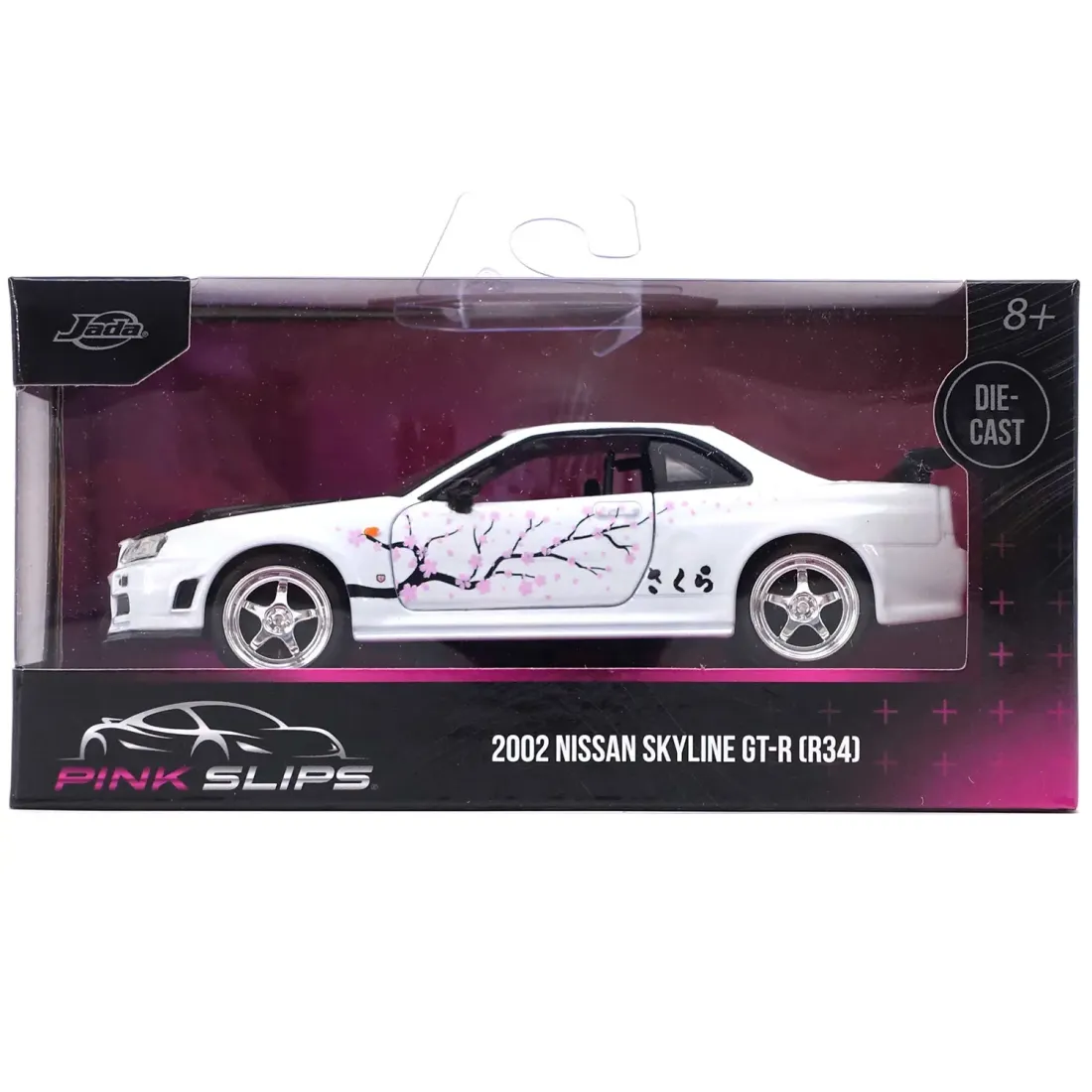 Модель Машинки 1:32 Pink Slips 2002 Nissan Skyline GT-R R34 BNR34 36135