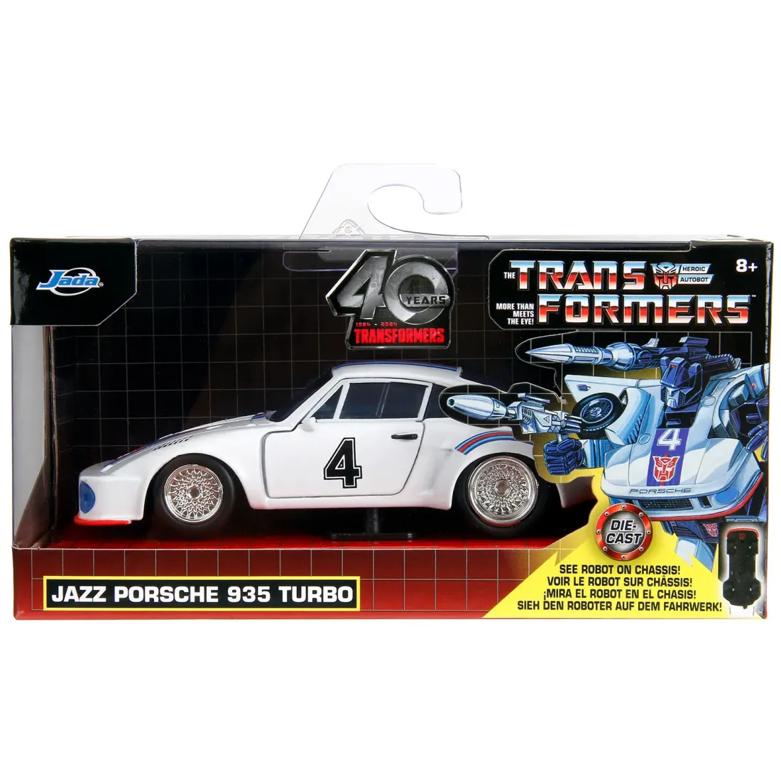 Модель Машинки Hollywood Rides 1:32 G1 Jazz 1976 Porsche 935 34793