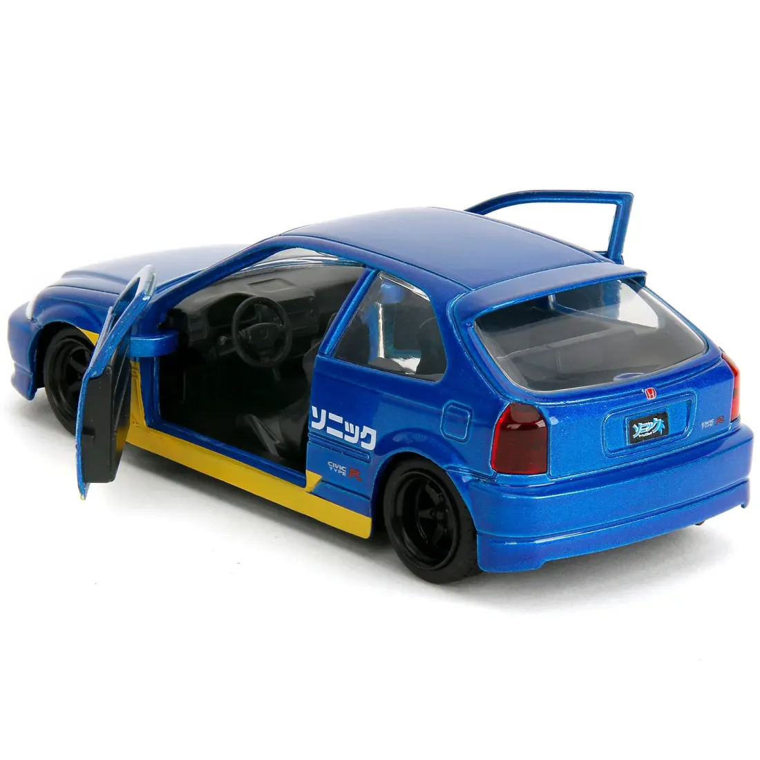 Модель Машинки Hollywood Rides 1:32 Sonic the Hedgehog 1997 Honda Civic Type-R 354B2