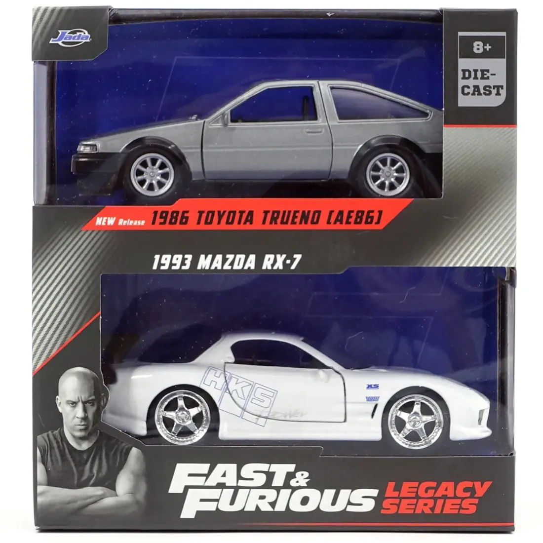 Модель Машинки Форсаж 1:32 FF Legacy Collection Twin pack wave 8 pack 1 35690