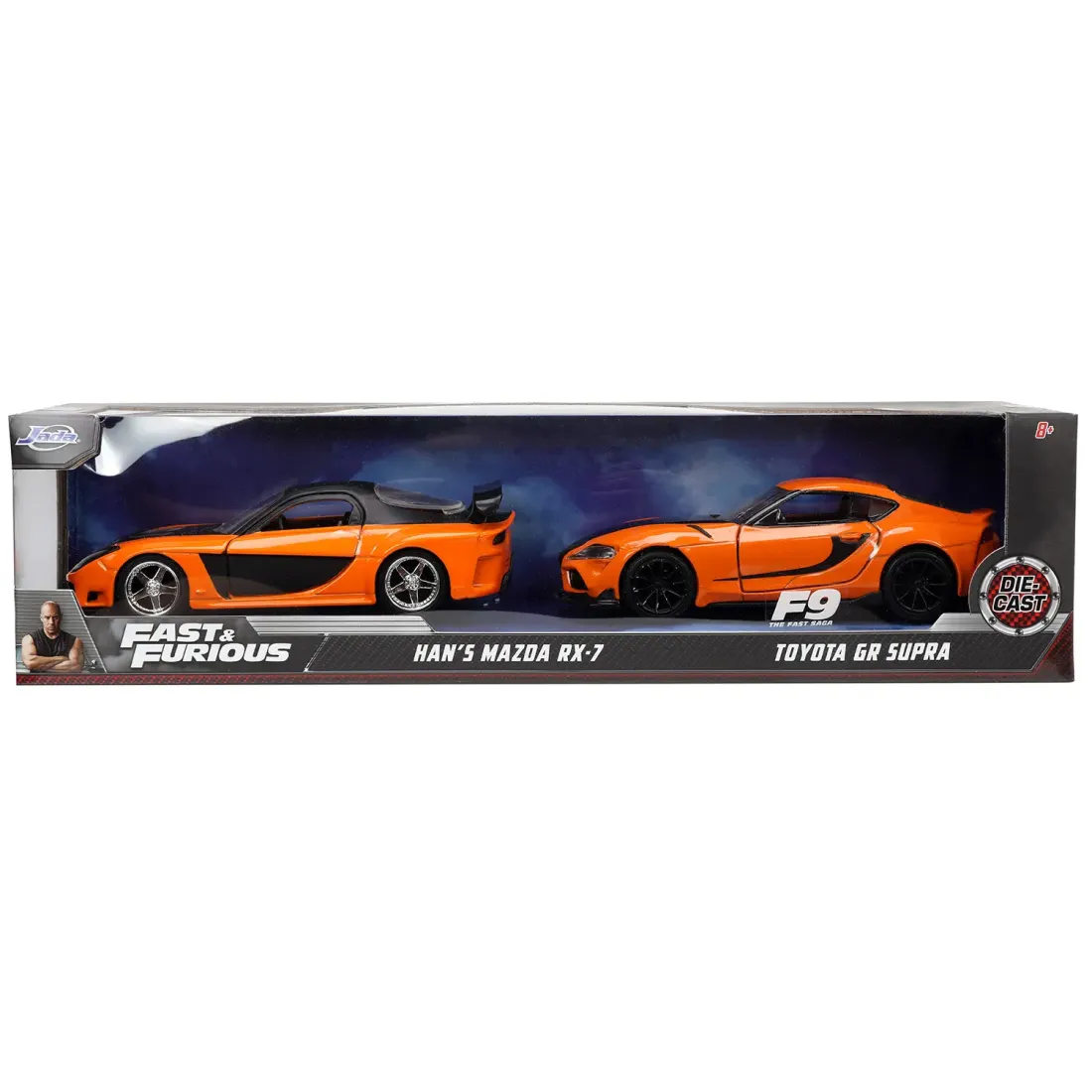Модель Машинки Форсаж 1:32 Mazda RX-7+Toyota GR Supra 32910