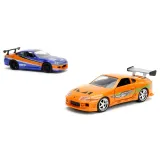 Набор модель машинок Форсаж 1:32 FF 2001 Nissan Silvia S15 1995 Toyota Supra-Orange 34254