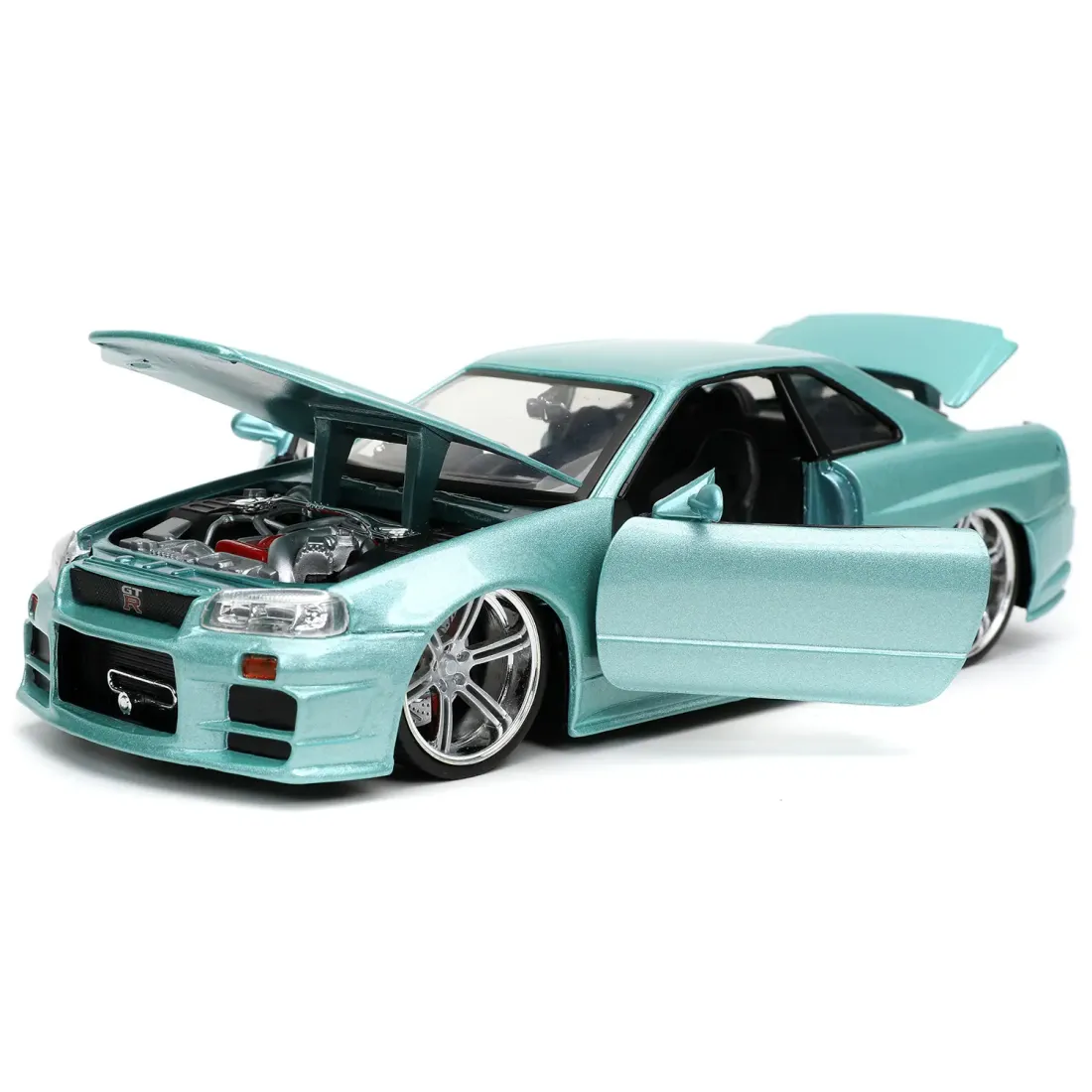 Модель Машинки Форсаж 1:24 FF 2002 Brian\'s Nissan Skyline Gtr R34 1:24 32608