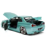 Модель Машинки Форсаж 1:24 FF 2002 Brian\'s Nissan Skyline Gtr R34 1:24 32608