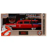 Модель Машинки Hollywood Rides 1:32 Охотники за привидениями Cadillac Ecto-1 TF Optimus Prime 58634