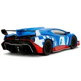 Модель Машинки Hollywood Rides 1:24 с Фигуркой 2.75"Соник Sonic the Hedgehog  Lamborghini Veneno 354