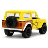 Модель Машинки Hollywood Rides 1:24 с Фигуркой 2.75" Губка Боб Spongebob with 1973 Ford Bronco 35467