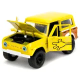 Модель Машинки Hollywood Rides 1:24 с Фигуркой 2.75" Губка Боб Spongebob with 1973 Ford Bronco 35467