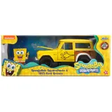 Модель Машинки Hollywood Rides 1:24 с Фигуркой 2.75" Губка Боб Spongebob with 1973 Ford Bronco 35467