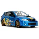 Модель Машинки Hollywood Rides 1:24 с Фигуркой 2.75" Соник Sonic 2012 Subaru Impreza WRX STI 35871