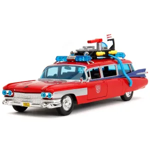 Модель Машинки Hollywood Rides 1:24 Охотники за привидениями Cadillac ECTO-1 TF Optimus Prime 54667
