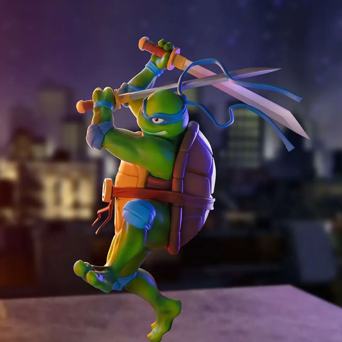 Фигурка Черепашки-ниндзя Leonardo x2 24см ABYFIG097