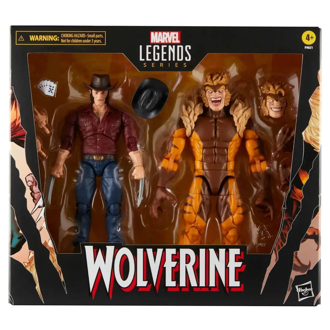 Фигурка Hasbro Marvel Legends Series, Marvel\'s Logan vs Sabretooth 5010996202086